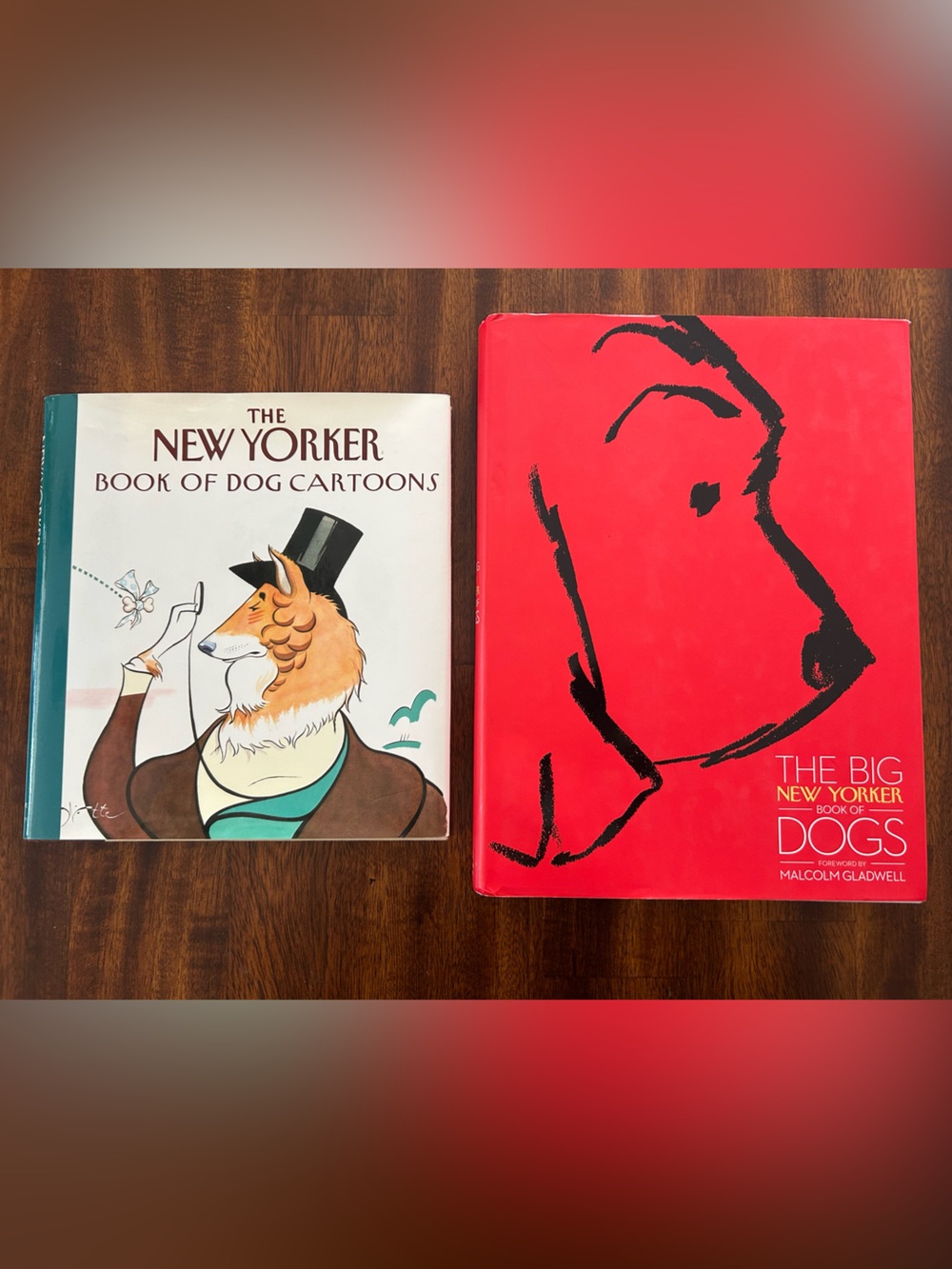 The New Yorker Dog Book Bundle Hardcover Book of Dogs and Book of Dog Cartoons